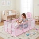 thumbnail image 5 of Corral de Seguridad Bebe 180 Cm. Con Aro y Arco + 30 Pelotitas Rosado, 5 of 6