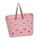 thumbnail image 2 of Ducha portátil Caddy Tote Organizador Contenedor Colgante Hueco con asa Cesta de almacenamiento de drenaje rápido multipropósito para despensa Colegio Rosa, 2 of 5