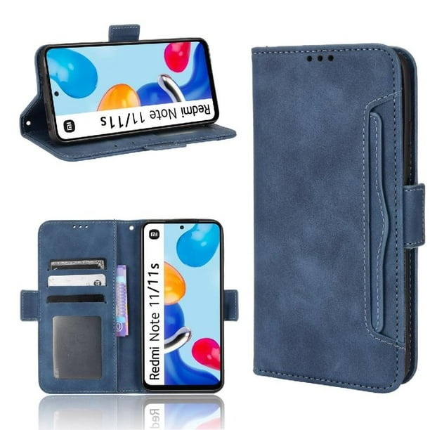 Funda Tipo Billetera FOXDOCK para Xiaomi Redmi Note 11S – Tapa Flip con Tarjetero