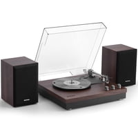 Tocadiscos Record Player Retrospiler De 3 Velocidades Con Altavoces De 15 W