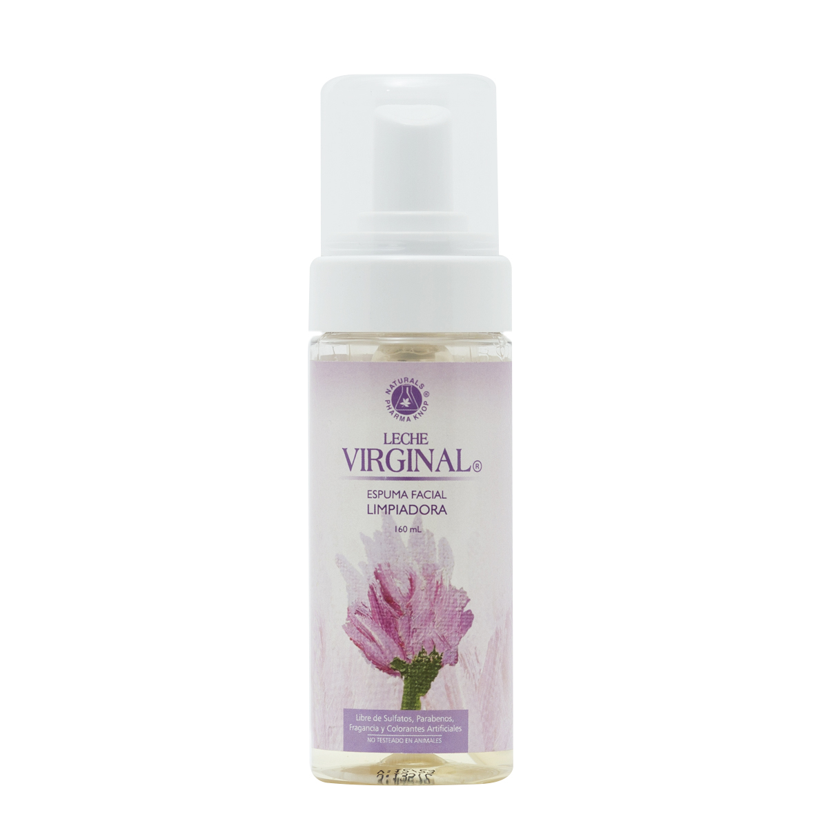 Espuma Facial Limpiadora 160 Ml Leche Virginal