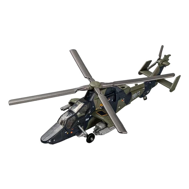 Juego de construcción de helicóptero a escala 1/72, recuerdo ligero, exhibición de escritorio, transporte, helicóptero de juguete, Kit de modelo de , 19cm x 18cm x 6cm