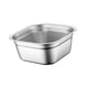 thumbnail image 2 of Buffet De Cuenco De Cereales Con Lavabo Cuadrado De Acero Inoxidable Para Frutas Y Verduras De Cebada, 2 of 3