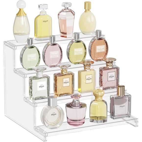 Lifewit Organizador de perfumes de 12 pulgadas, expositor de montaje sin herramientas