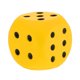 thumbnail image 3 of Los Juguetes Educativos De Los Ni?os De Los Dados Del Punto De Los 4cm 6 Echaron A Un Lado Para Los Juegos Caseros Amarillos, 3 of 5