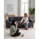 thumbnail image 4 of Cubre Sofa 4 Cuerpos Tela Cuadrille Elegante Y Ajustable, 4 of 6