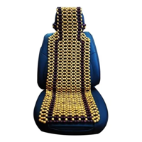 Genérico - Cubre Asiento Respaldo Bolas Madera Bambú Para Verano