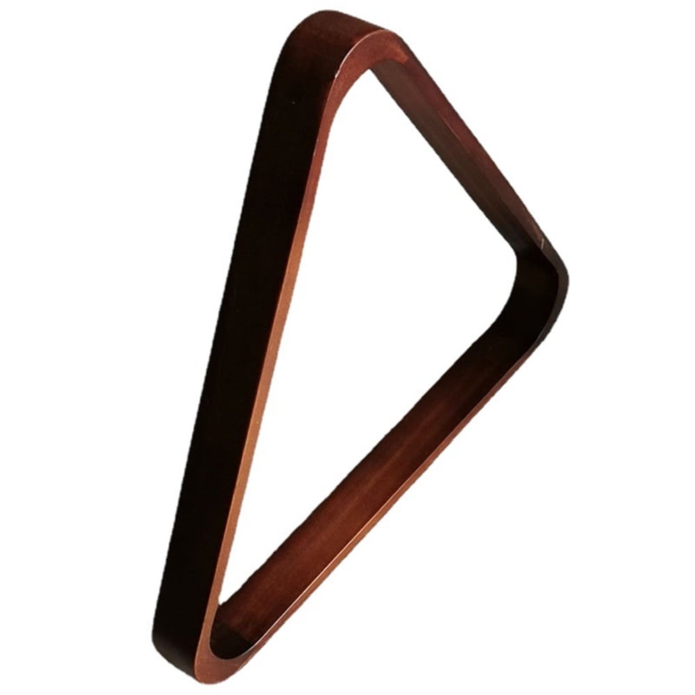 Xusx111 - Triángulo De Billar De Madera Maciza 9-bola De Diamante Estantes De Bola De Piscina Para Bolas De Billar De 2-1/4", Accesorios De Mesa De Billar