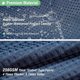 thumbnail image 4 of suxuMhao Cortina de Ducha Impermeable con Patrón de Waffle, 71x71in 1pza Forro de Cortina de Ducha para Baño, Forros de Ducha con 12 Ganchos de Plástico Como Regalo, Cortinas de Ducha Elegantes para, 4 of 4