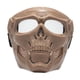 thumbnail image 3 of Gafas De Calavera Máscara Ajustable Para Esquiar Nieve Motociclismo Película Prop Caqui Lente Transparente, 3 of 5