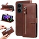 thumbnail image 1 of Funda con Cremallera para OPPO Reno 14F 5G, Carcasa Cartera de Cuero PU con Soporte y Tarjetero, 1 of 5