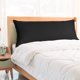 thumbnail image 1 of PiccoCasa 1Pc Funda de Almohada Cremallera Algodón de Fibra Larga, Queen Negro, 1 of 7