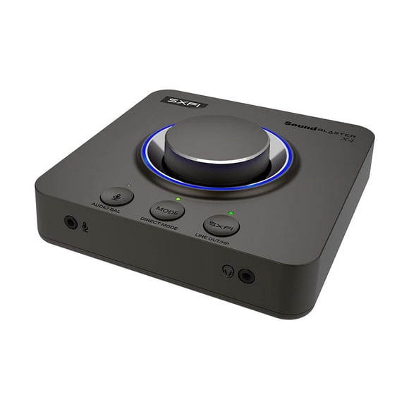 Amplificador DAC USB externo Sound Blaster X4 con Super X-Fi 7.1