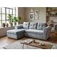 thumbnail image 1 of Sofa Modular Laos 3.1 Intercambiable Felpa Gris Claro, 1 of 3