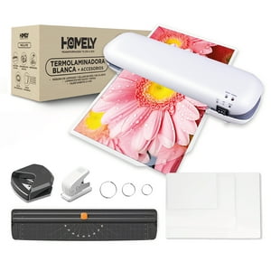 Termolaminadora Plastificadora Homely + Accesorios + Laminas