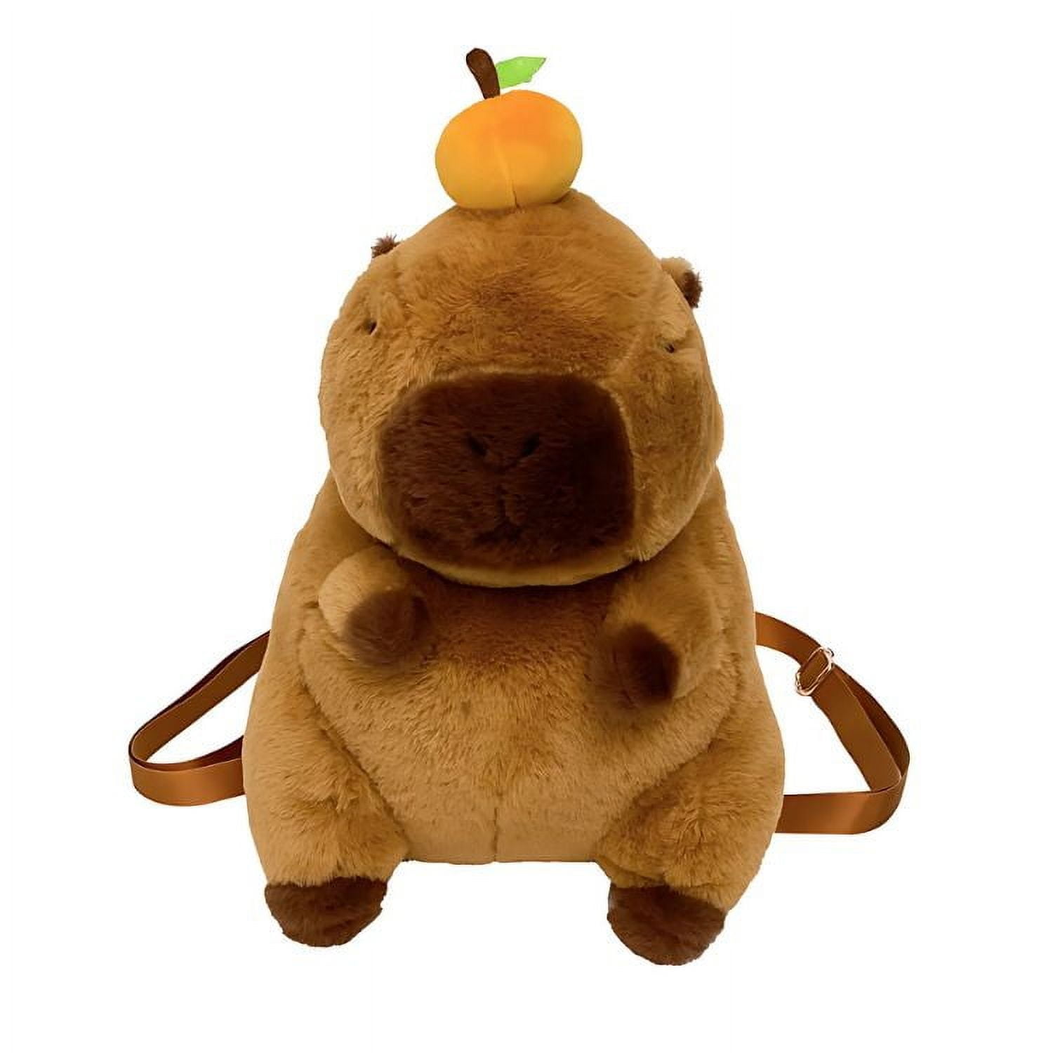 Crusec - Mochila De Felpa Capibara Kawaii Para Niños Unisex
