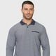 thumbnail image 3 of Polera Hombre Polo Piqué M/L Azul Corona, 3 of 5