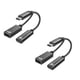 thumbnail image 5 of 2x Adaptador USB C OTG Con Cable Trenzado De Carga Rápida PD 60W Para Laptop Negro, 5 of 7