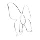 thumbnail image 4 of Jarrón De Flores De Mariposa Acrílica Jarrón Transparente Para Brote Para La Fiesta De La Despedida De Soltera Boda, 4 of 5