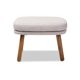 thumbnail image 3 of Otomano Baxton Studio Lovise de mediados de siglo, moderno, beige grisáceo, 3 of 7