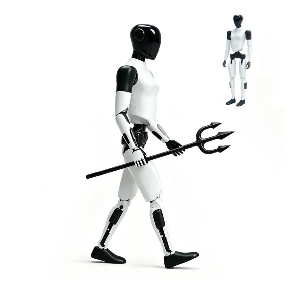 Figura de acción robot Tetesese T13, 16 articulaciones, preensamblada