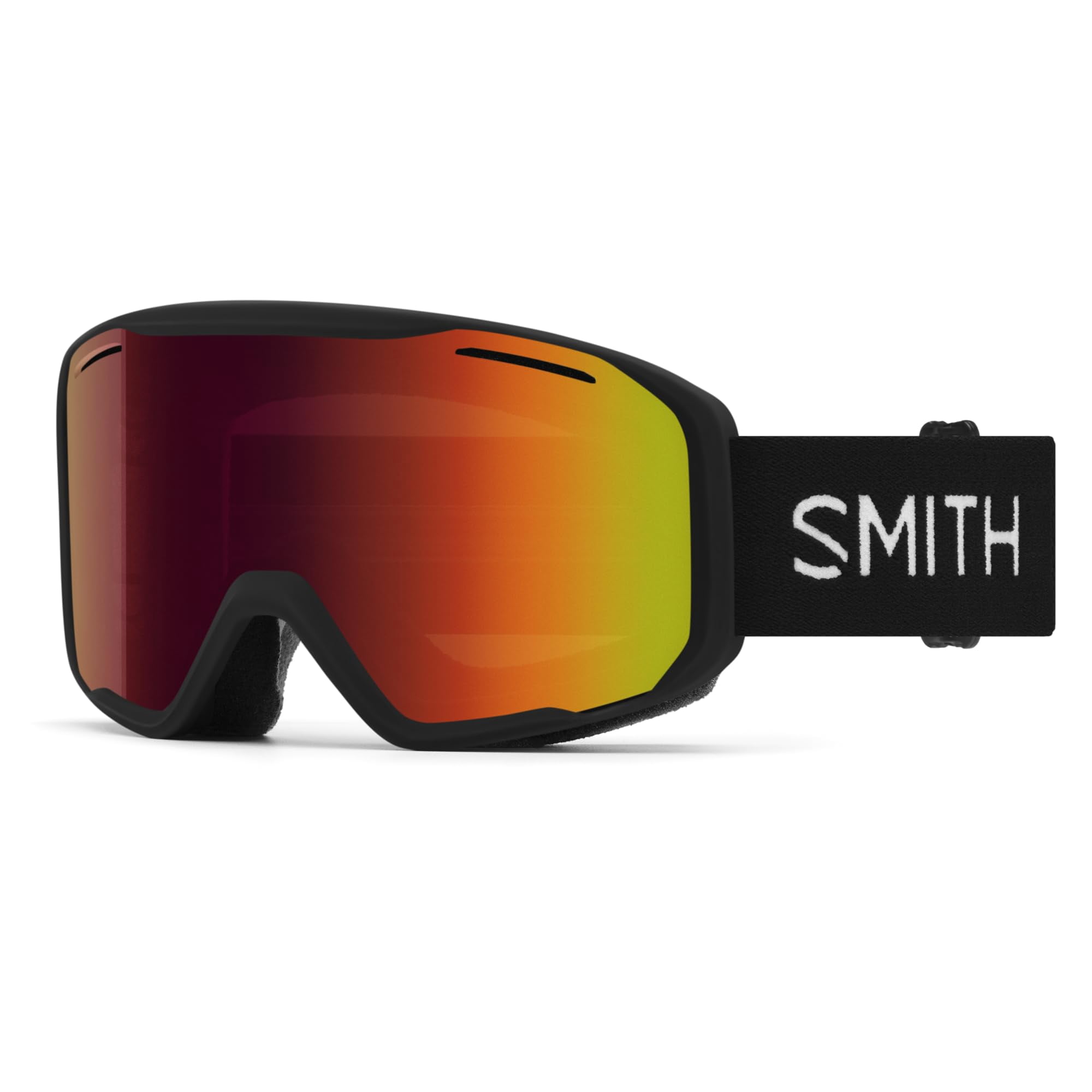 Gafas Para Deportes De Nieve Smith Blazer Con Montura Negra Y Lentes Rojas