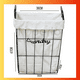 thumbnail image 3 of Canasto laundry tela rejillas aluminio, 3 of 3