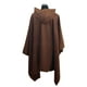 thumbnail image 4 of Poncho Soft Capucha 100% Lana- Largo - Café, 4 of 4