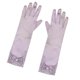 thumbnail image 3 of damas satén bowknot guantes de perlas boda nupcial traje de fiesta luz púrpura, 3 of 3