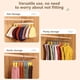 thumbnail image 5 of Organizador de sombreros - Perchas para calcetines con pinzas - Organizador de sombreros para perchas, perchero para gorras de béisbol, perchero multifuncional, almacenamiento para armario, soporte pa, 5 of 7