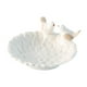 thumbnail image 3 of Bandeja Circular De Cerámica Para Baratijas De Anillo De 5 Pulgadas Con 2 Estatuas De Pájaros Para Decoración De Habitación, Color Blanco, 3 of 3