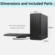 thumbnail image 5 of PC de escritorio HP Pro Tower i3-13100 16 GB RAM 256 GB SSD con Windows 11, 5 of 7