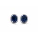 thumbnail image 1 of Aretes Pandora Halo Brillantes De Declaración Plata Esterlina, 1 of 2