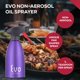 thumbnail image 3 of Pulverizador de aceite Evo, acero inoxidable 18/8, 500 ml, color morado, 3 of 9