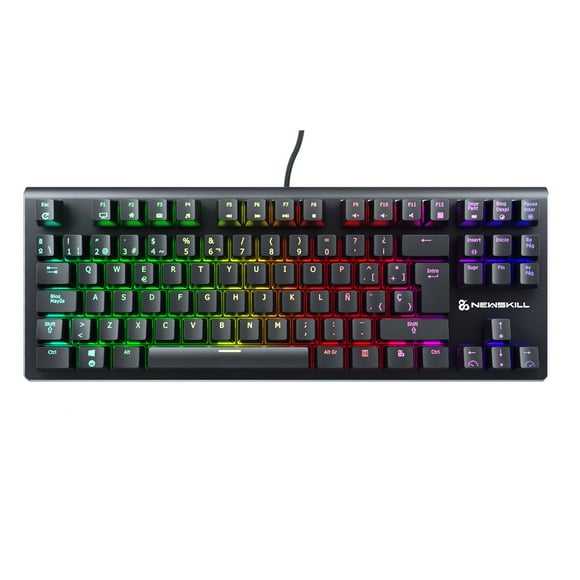Teclado Gamer Negro Serike TKL-RGB Switch Outemu Red