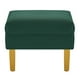 thumbnail image 1 of Pouf Sky 1c Felpa 01 Verde Botella, 1 of 3