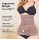 thumbnail image 2 of Faja Abdominal KeaBabies 3 en 1 Postparto 2XL Ciruela, 2 of 9