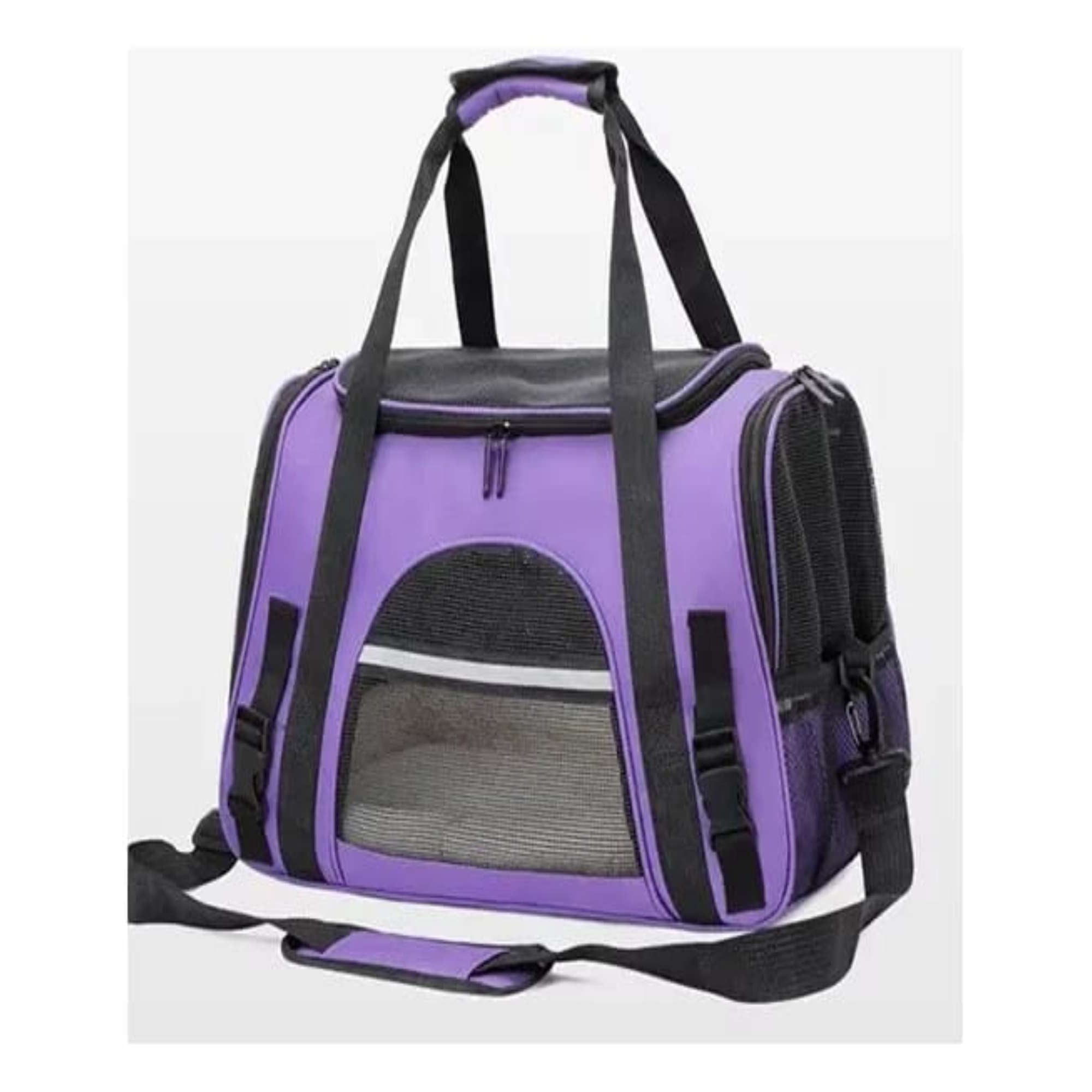 Todo Para El Hogar - Bolso Para Mascota Perro Y Gato Transportador Respirable (morado)