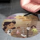 thumbnail image 4 of La Familia Proud: Más Ruidosa y Orgullosa Alfombra Redonda de Felpa Coral, Antideslizante, No Desprende Pelusas, Lavable y Duradera para Salón, Dormitorio y Habitación de Niños 60cm, 4 of 6