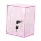thumbnail image 4 of Caja De Ahorro De Dinero Acrílica Con Cierre, Tarro De Ahorro Transparente Para Dormitorio De Niños Y Adolescentes, Color Rosa, 4 of 5