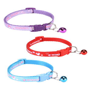 Genérico - Pack De 3 Collares Con Cascabel Para Mascotas Gatos Perros