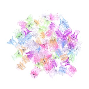 Ioensy - Clips De Orquídeas De 60 Uds, Clips De Flores Y Vides Coloridos Portátiles Mixtos, Clips Para Plantas