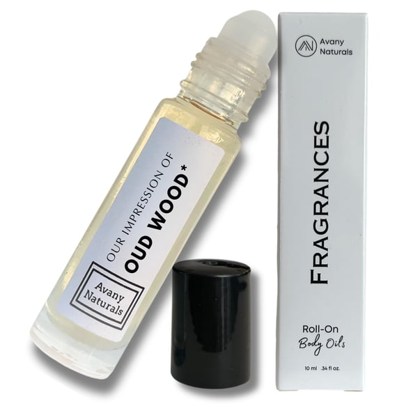 Aceite de perfume Avany Naturals Oud Wood, unisex, 10 ml, rollo