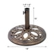 thumbnail image 5 of Base para sombrilla Giantex redonda de 18" de hierro fundido, 10 kg, 5 of 7