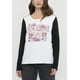thumbnail image 3 of Polera Mujer Fabric Mix Negro Corona, 3 of 5