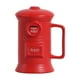 thumbnail image 5 of Taza De Cerámica Con Tapa De 500 Ml, Taza De Café Expreso Con Leche Para Regalo Familiar De Invierno, Color Rojo, 5 of 5
