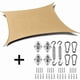 thumbnail image 2 of Malla Sombreadora Toldo Vela Rectangular + Kit de Instalacion 42 piezas 3x4m, 2 of 9