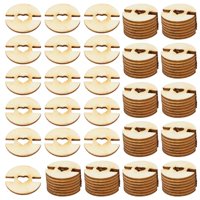 Magideal - 100 Botones De Madera Con Pompones Para Sombreros, Herramientas De Sujeción Para Hacer Gorros De Punto, Extraíbles Para Sujetar Pompones Para Mamás Y Corazón Medio