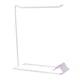 thumbnail image 1 of Organizador De Joyas Soporte De Exhibición Colgador De Metal Para Collar Diadema Llaveros 1 Fila Blanco 19x8x22,5 Cm, 1 of 5