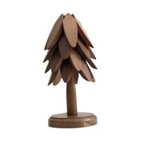 Bothyi - Posavasos De Madera Con Forma De Árbol Para Proteger La Mesa, 4 Piezas, Color Marrón